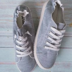 La Shailah Continue10 Thick Rubber Sole Sneaker -Unisex Lace Up Plain Loafer W Raw Trimming New