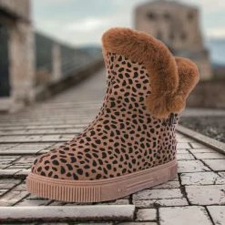 Bamboo Cozette03 Foldable Winter Faux Fur Slipper Bootie - Fold Shearling Snow Shoe New