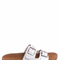 Bamboo Defeat57 Contoured Footbed Slide Sandal - Anatomical Molded Slipper Corks Shoes