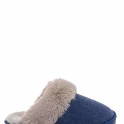Bamboo Snuggle01 Winter Cozy House Slipper - Vegan Friendly Faux Fur Slip On Mule New