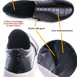 Soda Hike Comfort Foam Padded Platform Sneaker - Slip-on Slide In Athleisure Loafers New