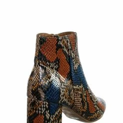 Bamboo Rapid01 Pointed Toe Block Heel Dress Bootie - Women Chunky Heel Ankle Boots