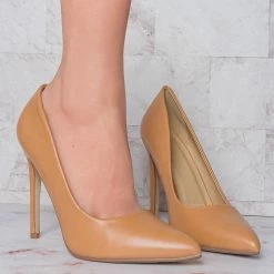 Delicious New Cindy Classic Pointed Toe Dress Pump - Womens High Heel Stiletto Formal Shoes