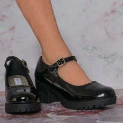 Soda Boxer Chunky Heel Mary Jane Pump - Women Dress Shoes New