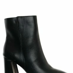 Bamboo Article01 Block Heel Dress Boot - Women Ankle Bootie New