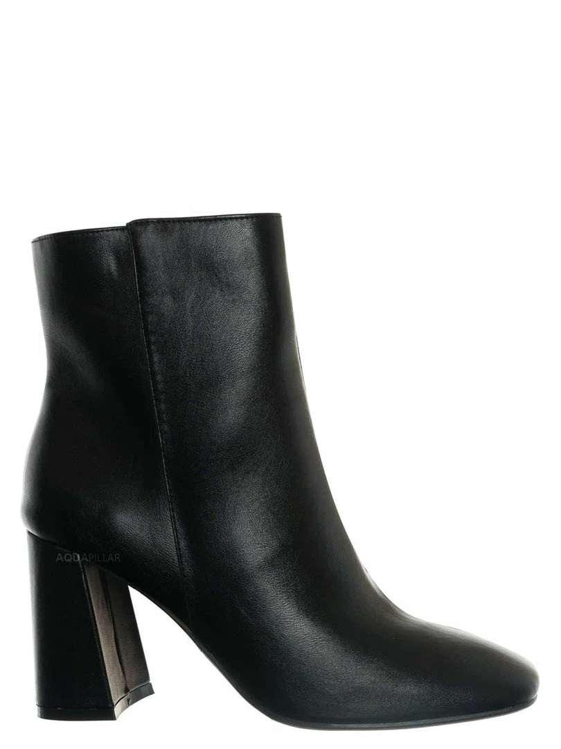 Bamboo Article01 Block Heel Dress Boot - Women Ankle Bootie New