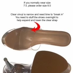 Liliana Mafia4 Clear Perspex High Heel Platform - Women Dance Shoes