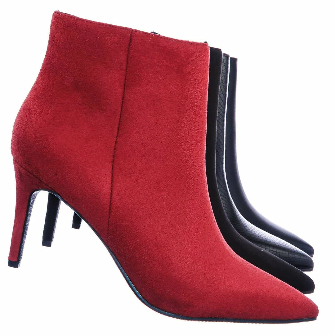 Delicious Acai Pointed Toe Ankle Bootie - Women High Heel Dress Shoes New