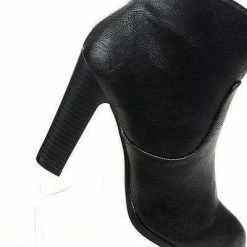 New Admit By Delicious, Zip Up Stacked Heel Ankle Booties