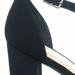 Delicious New Because Two Piece Chunky Block Heel Open Toe Dress Sandal W Cross Strap