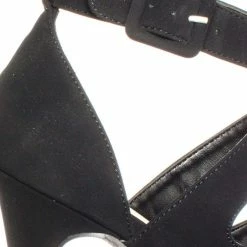 Delicious Blinky High Heel Platform Open Toe Cage Dress Sandal W Double Buckles