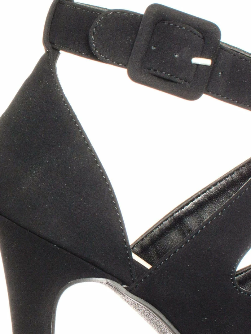 Delicious Blinky High Heel Platform Open Toe Cage Dress Sandal W Double Buckles