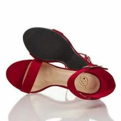 Canter By Delicious, Women's Single Sole Ankle Strap High Heels New