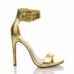 Canter By Delicious, Women's Single Sole Ankle Strap High Heels New