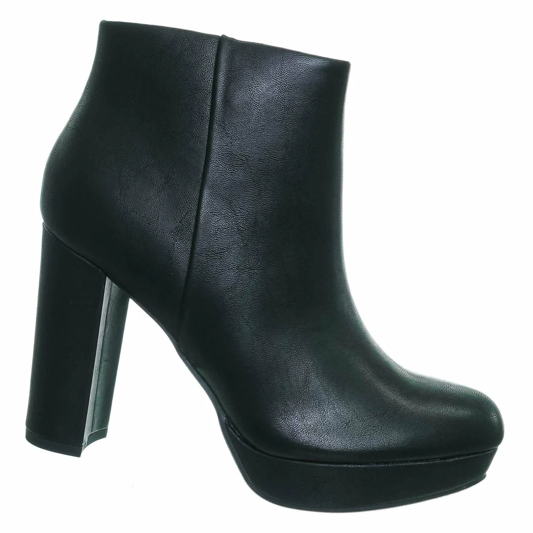 Delicious During Block High Heel Ankle Bootie - Women Platform Ankle Boots