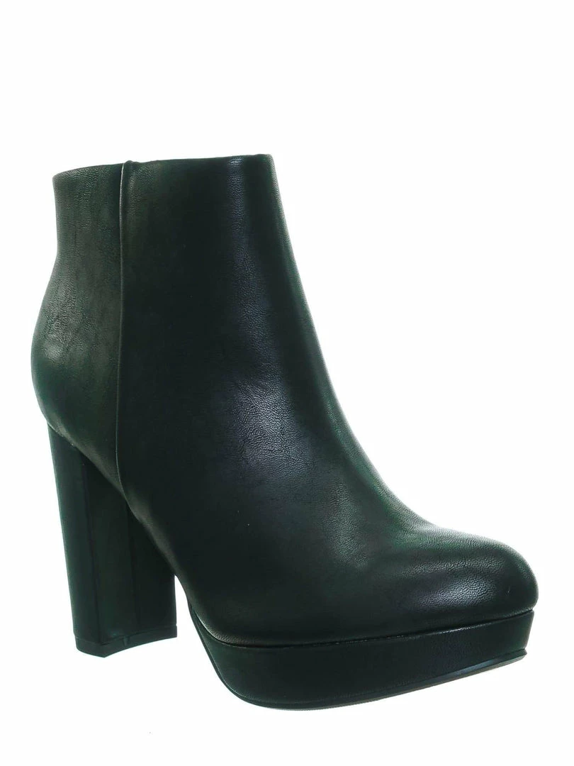 Delicious During Block High Heel Ankle Bootie - Women Platform Ankle Boots