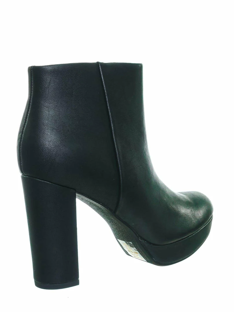 Delicious During Block High Heel Ankle Bootie - Women Platform Ankle Boots