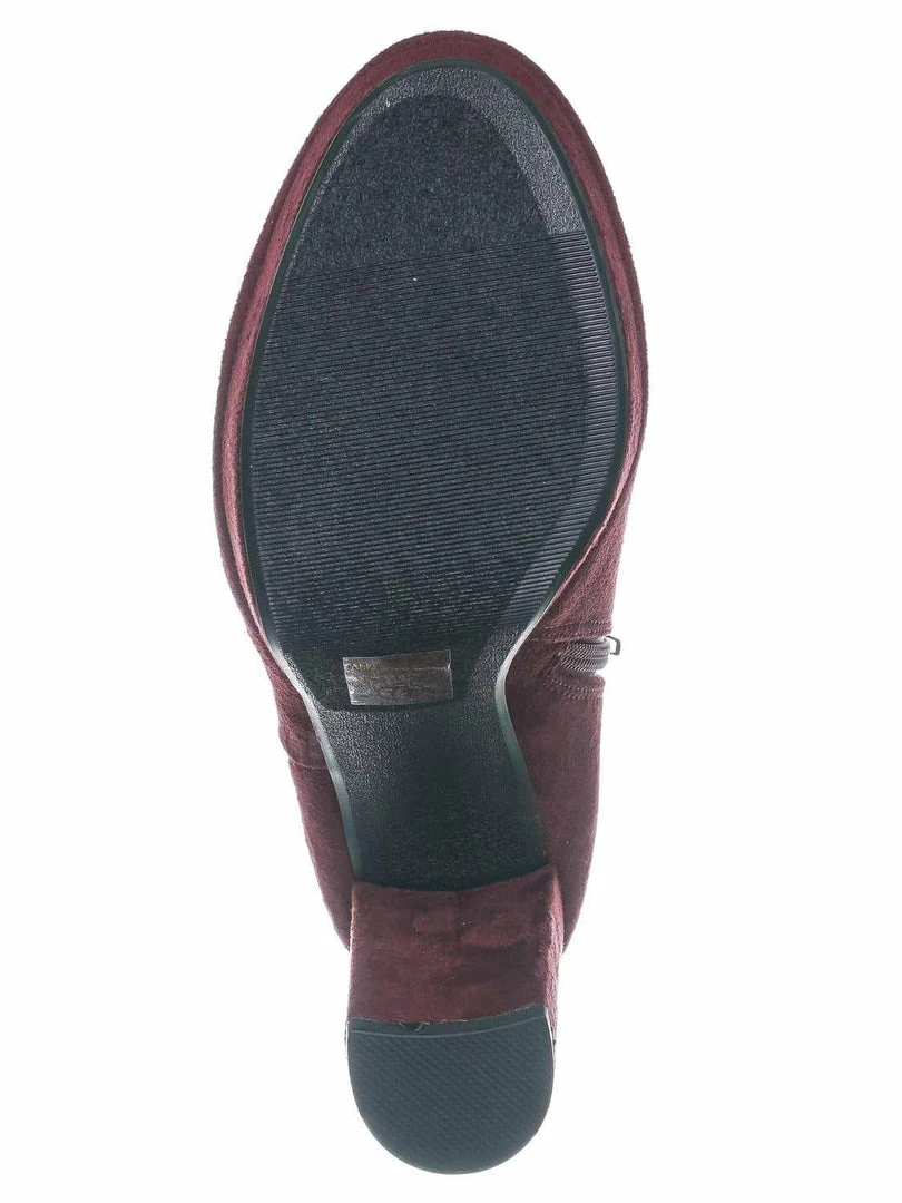 Delicious During Block High Heel Ankle Bootie - Women Platform Ankle Boots