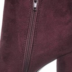 Delicious During Block High Heel Ankle Bootie - Women Platform Ankle Boots