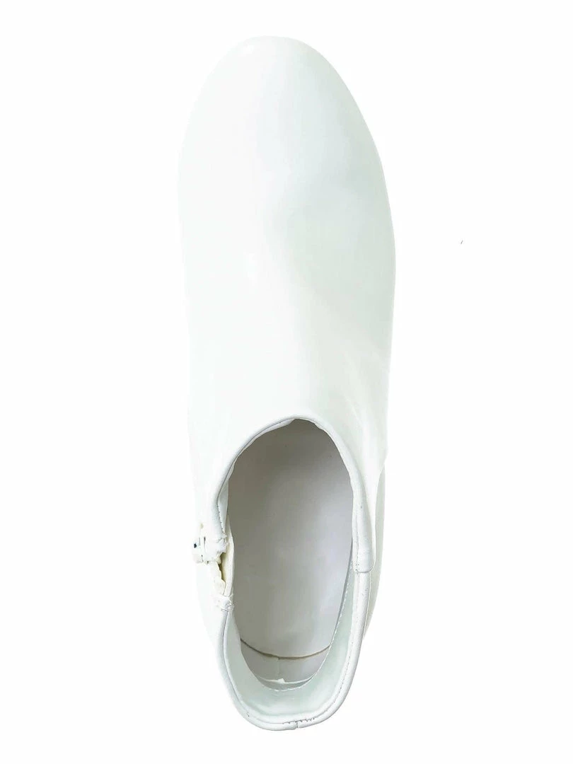 Delicious During Block High Heel Ankle Bootie - Women Platform Ankle Boots