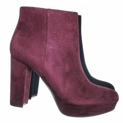 Delicious During Block High Heel Ankle Bootie - Women Platform Ankle Boots