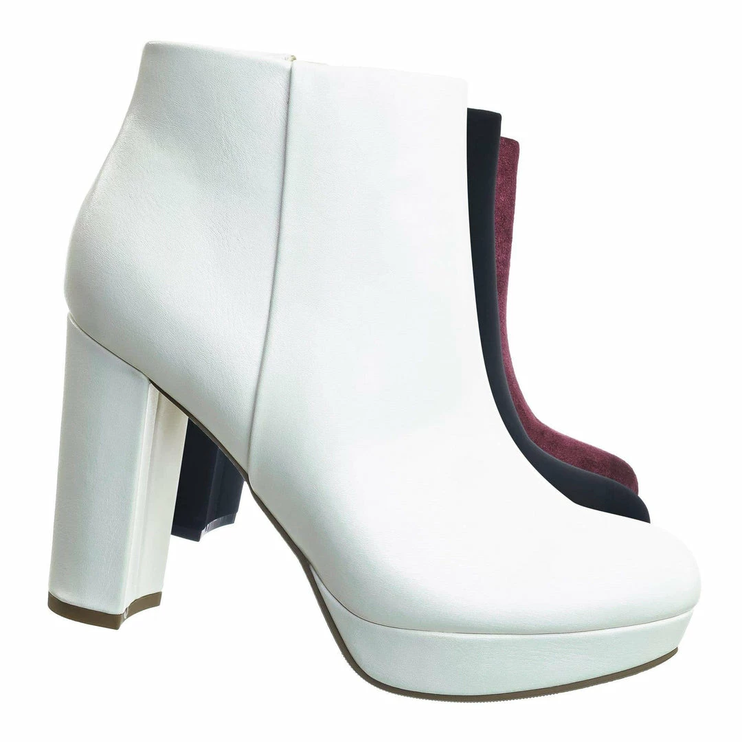 Delicious During Block High Heel Ankle Bootie - Women Platform Ankle Boots