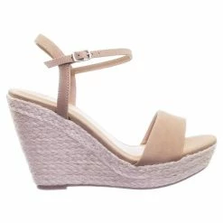 Delicious Freesia Summer Thin Strap Espadrille Jute Rope Wrap Platform Wedge Sandal New