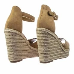 Delicious New Herald Espadrille Jute Rope Wrap Platform Wedge Sandal W Rounded Trimming