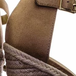 Delicious New Herald Espadrille Jute Rope Wrap Platform Wedge Sandal W Rounded Trimming