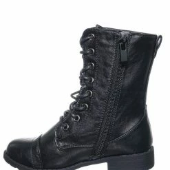 Delicious New Jalen88K Children Military Combat Boots - Kids Girls Lug Sole Tactical Jungle