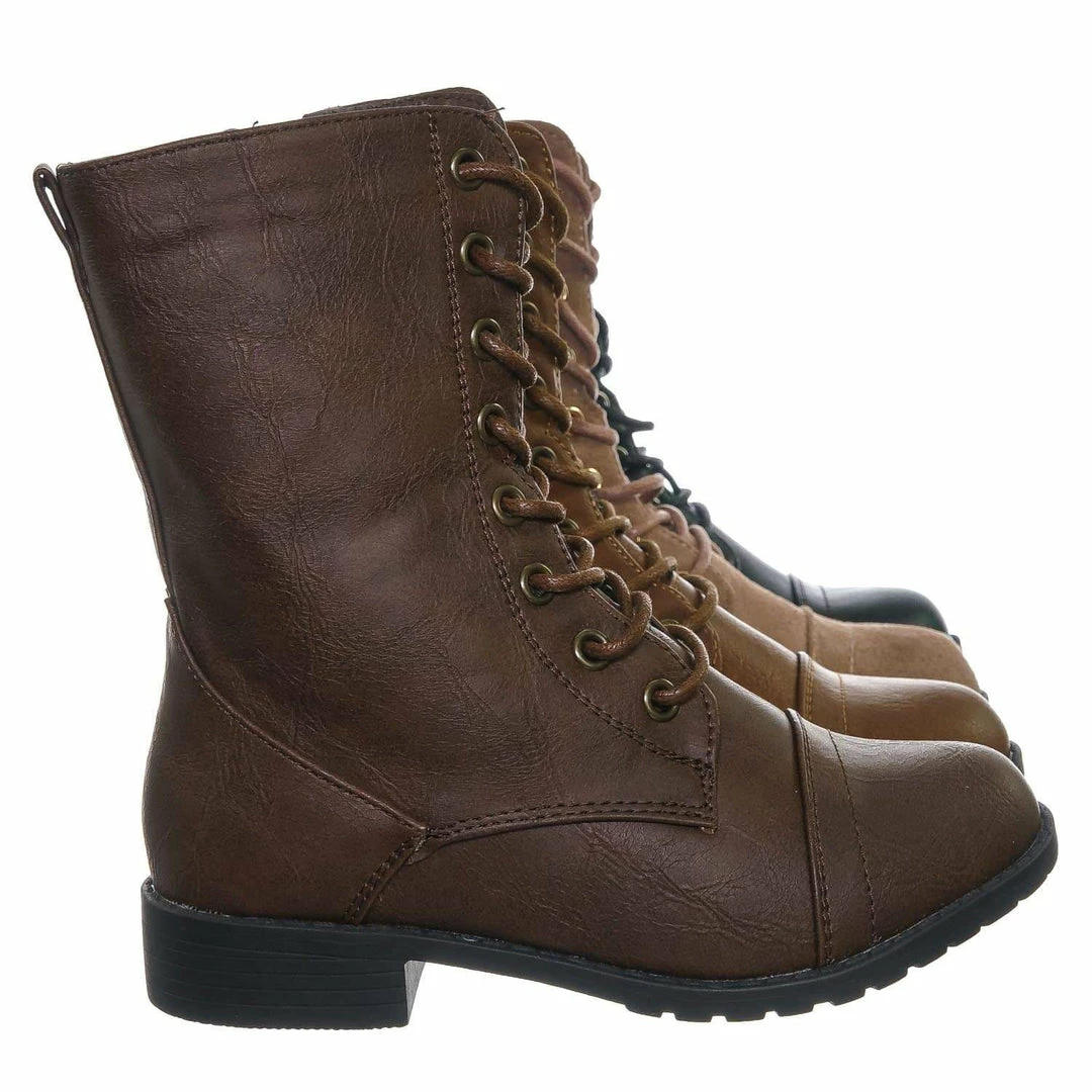 Delicious New Jalen88K Children Military Combat Boots - Kids Girls Lug Sole Tactical Jungle
