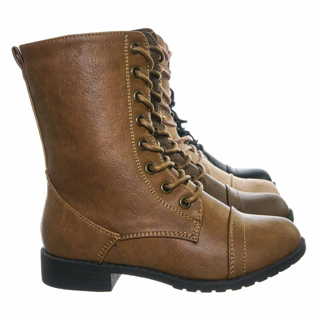Delicious New Jalen88K Children Military Combat Boots - Kids Girls Lug Sole Tactical Jungle
