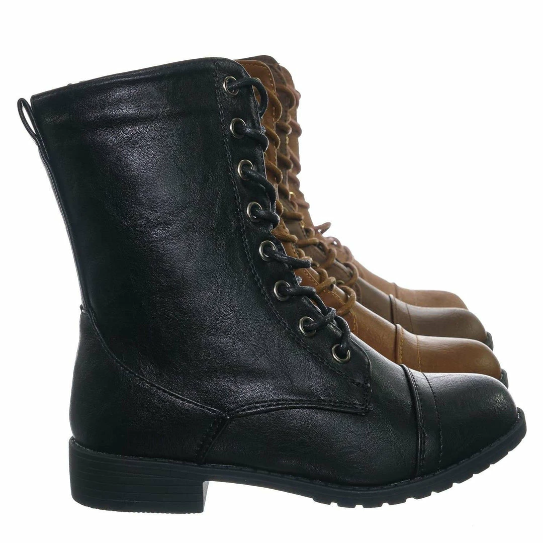Delicious New Jalen88K Children Military Combat Boots - Kids Girls Lug Sole Tactical Jungle