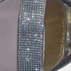 Delicious Laser Rhinestone Crystal Block Heel - Women Evening Shimmering Dress Sandal New