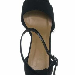 Delicious Libra Block High Platform Sandal - Women 2 Piece Open Toe Ankle Strap Shoes