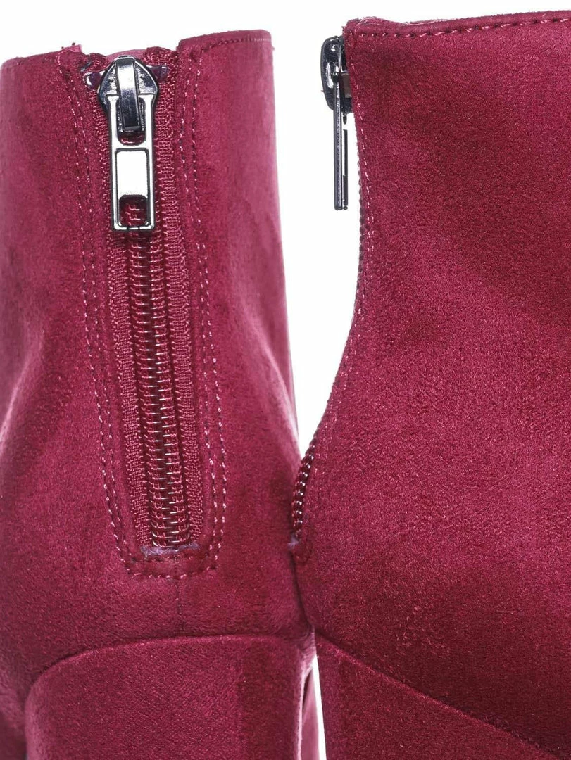 Delicious New Meeting Chunky Block Heel Platform Dress Bootie - Women Round Toe Dress Shoe