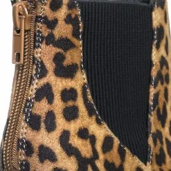 Delicious Rack Pointed Toe Ankle Bootie - Women Chelsea High Heel Croc Print Elastic