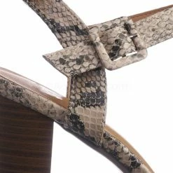 Delicious Rancho Stack Block Heel Platform Sandal - Women Quarter Strap Dress Shoes New