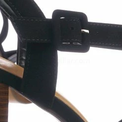 Delicious Rancho Stack Block Heel Platform Sandal - Women Quarter Strap Dress Shoes New