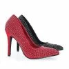 Rashida By Delicious, Pointy Toe Sparkling Rhinestone Studded Stiletto Heel Pumps