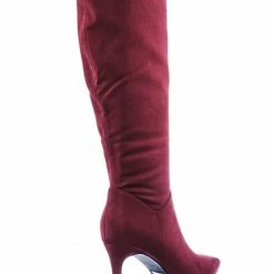 Delicious New Tania High Heel Dress Boots - Women Pointed Toe Knee High Shafts