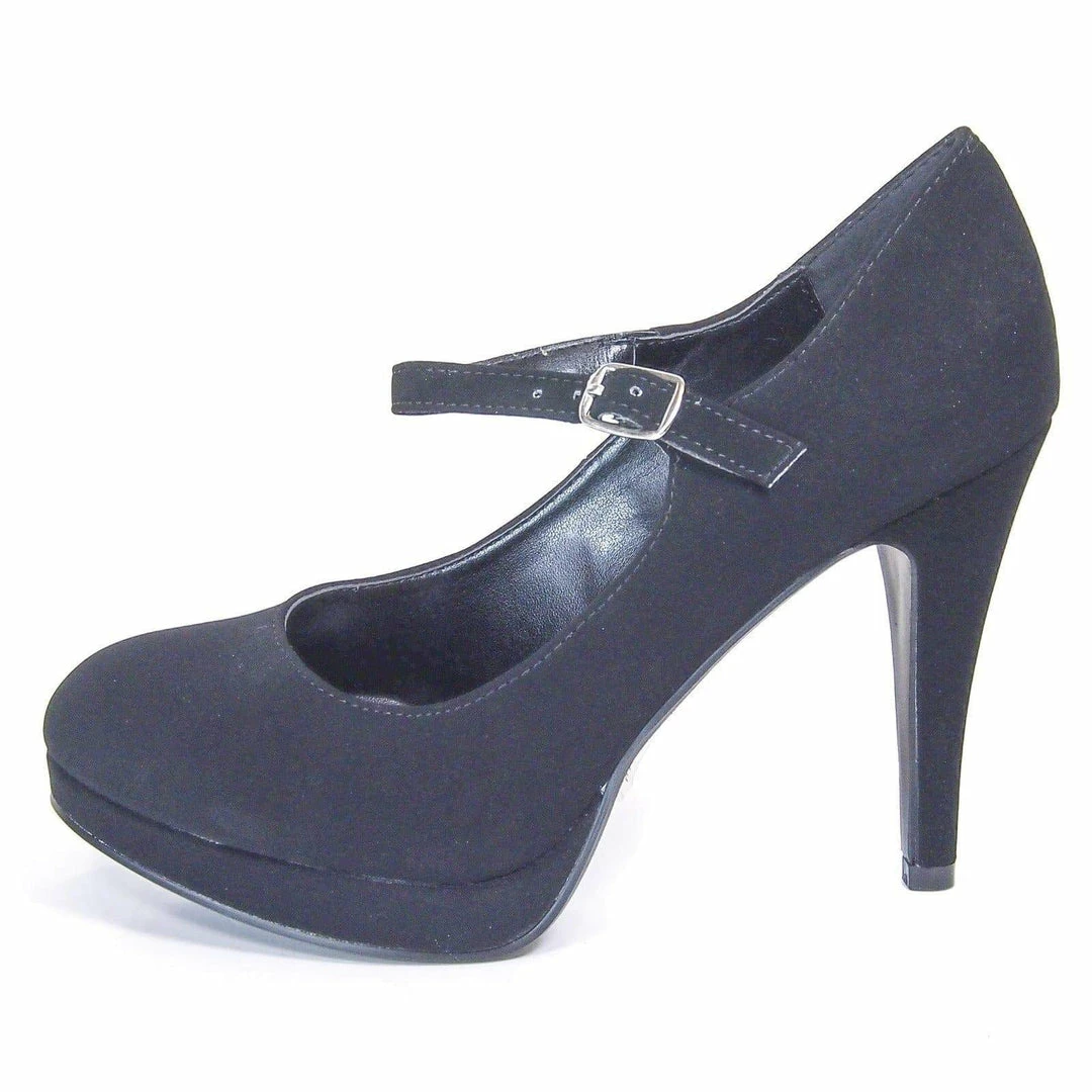 New Tie By Delicious, Round Toe Mary Jane Low Platform Stiletto Pump Dress Heels