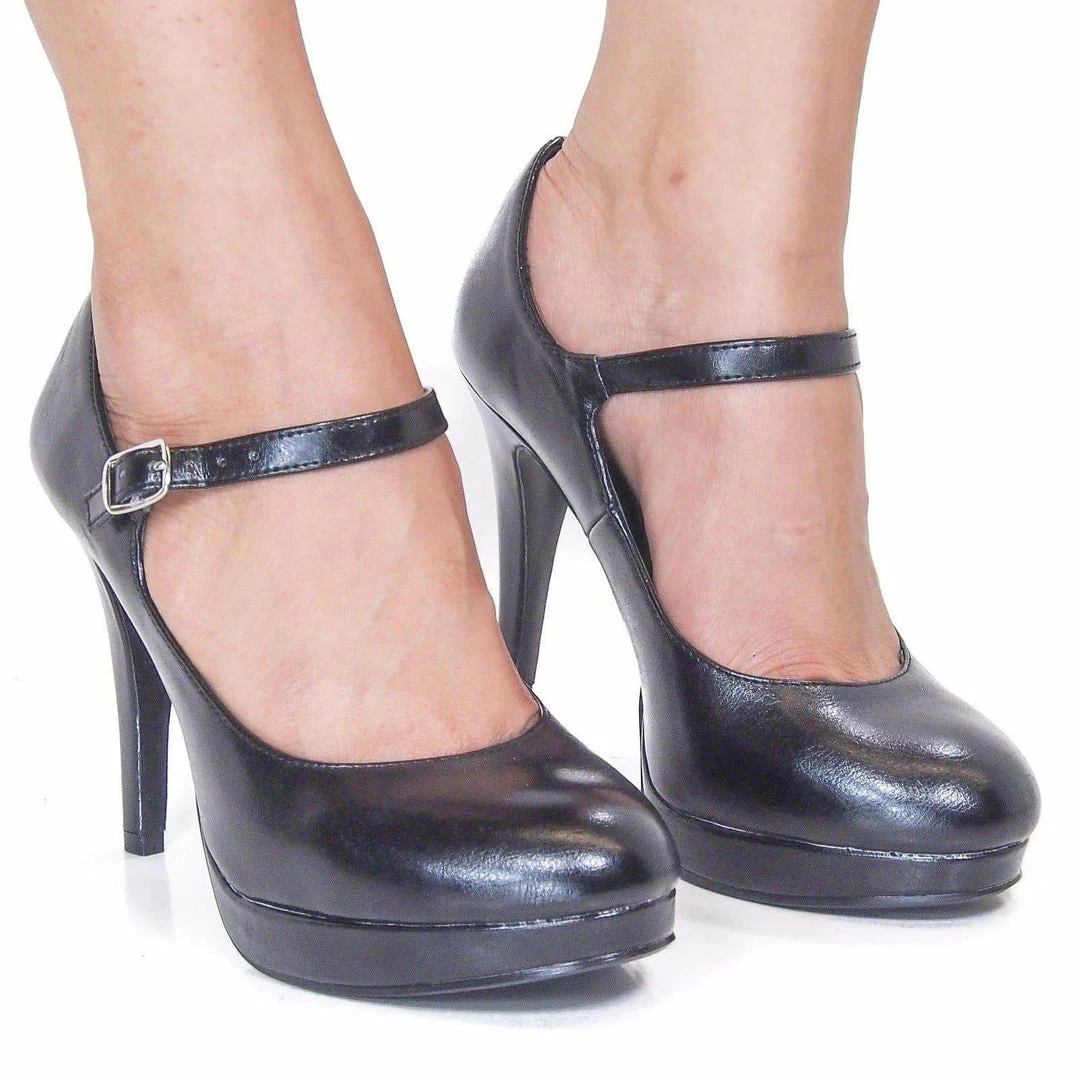 New Tie By Delicious, Round Toe Mary Jane Low Platform Stiletto Pump Dress Heels