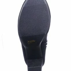 Delicious Treetop High Heel Slouchy Boots - Womens Wrinkled Block Heel Shoe