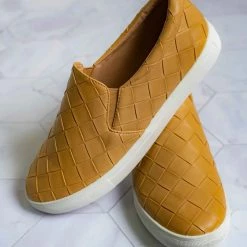 La Shailah Design33 Woven Platform Slip On Sneaker - Women Slide In Athletic Loafer New