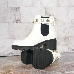 Forever Link Pacific08K Children's Rhinestone Jewel Chelsea Boots - Girl Ankle Bootie