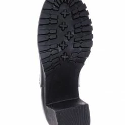 Top Moda Michi72 Block Heel Chelsea Bootie - Threaded Lug Sole Ankle Dress Boots