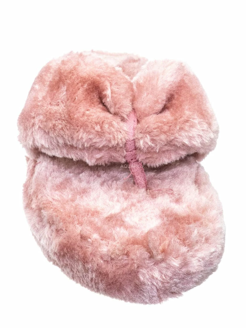 Bamboo New Warmness05 Fluffy Faux Rabbit Fur Sandal - Flatform Thong Flip Flop Slipper