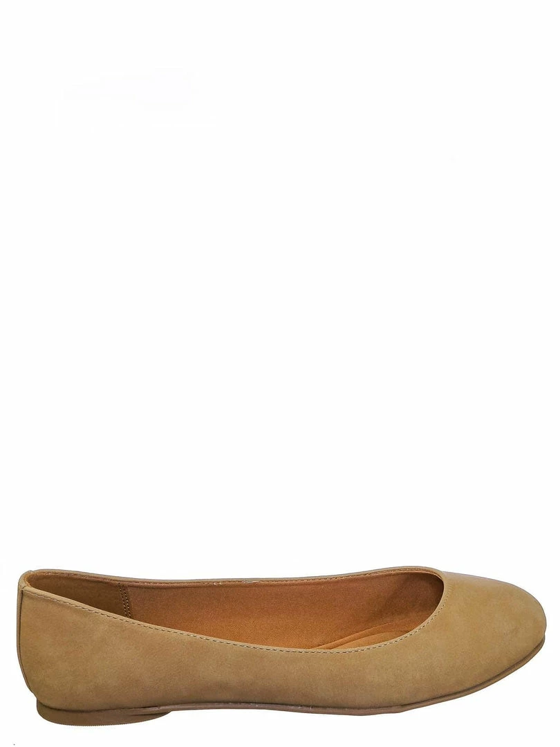 Soda Kreme Foam Padded Round Toe Ballet Flat - Womens Ballerina Loafer Shoes New