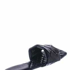 Forever Link Padded18 Wide Woven Slide Sandal - Womens Elongated Open Square Toe Slipper Mule New